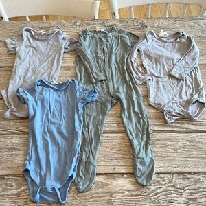 Kyte baby lot of 6-12M bodysuits & footies